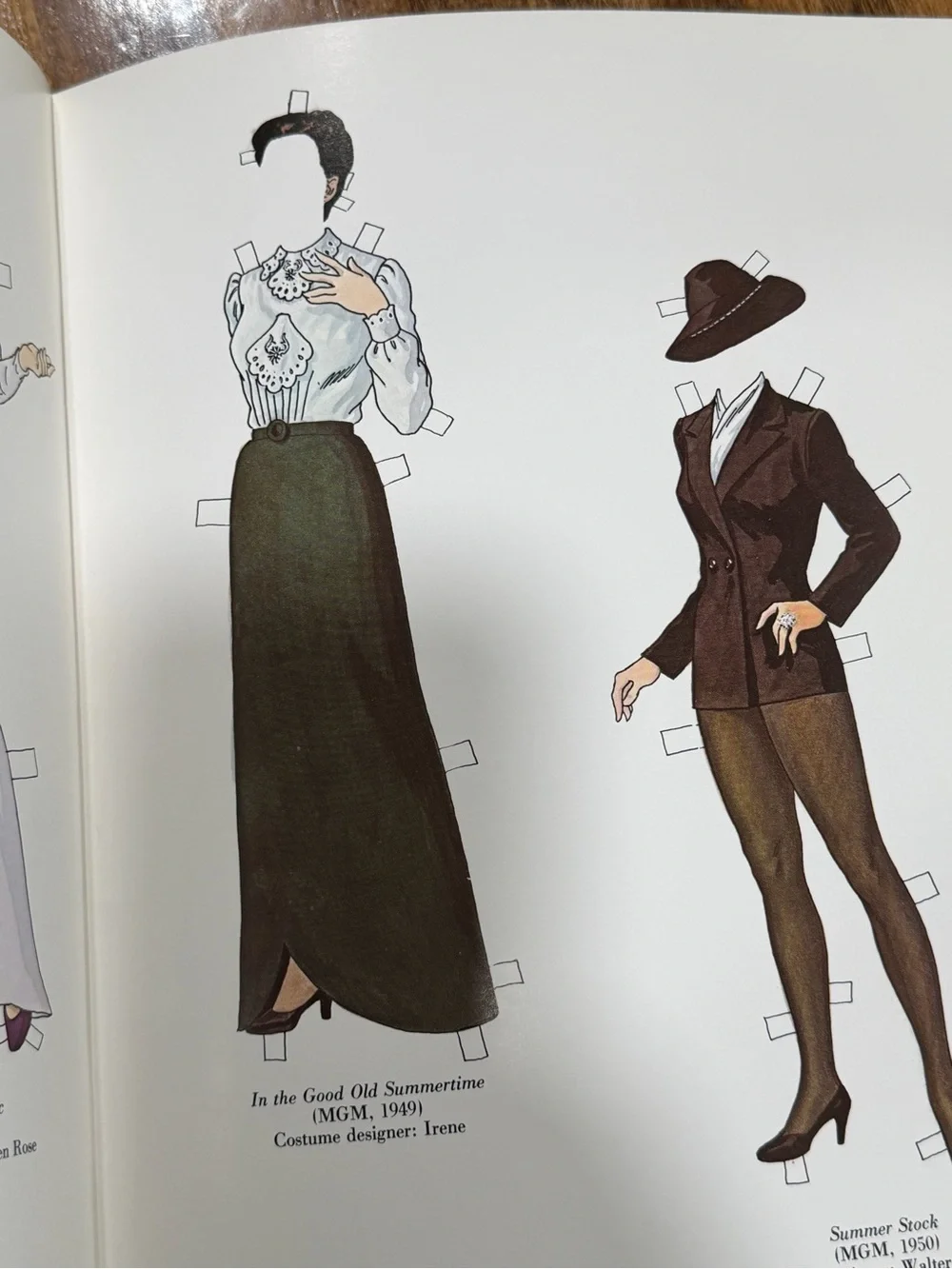 Judy Garland Paper Doll Costume Book - uncut/unused